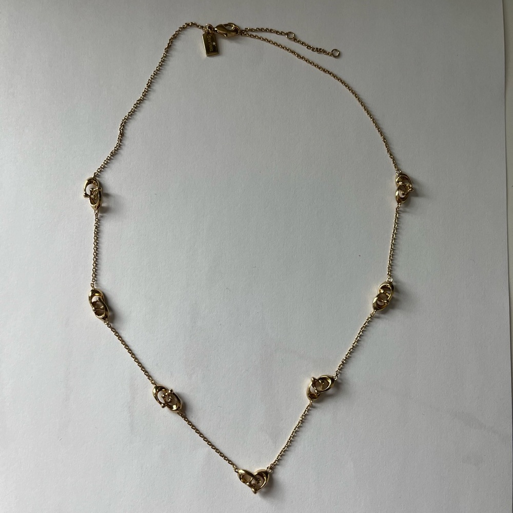 Coach Gold Chain Necklace